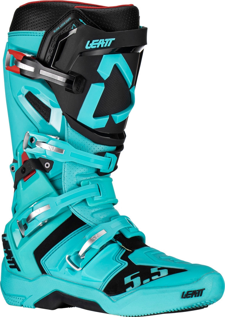 Leatt 5.5 FlexLock Motocross Boots, black-blue, Size 40 41, black-blue, Size 40 41