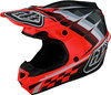 {PreviewImageFor} Troy Lee Designs SE4 PA MIPS Warped Молодежный шлем для мотокросса