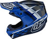 Vorschaubild für Troy Lee Designs SE4 PA MIPS Warped Jugend Motocross Helm