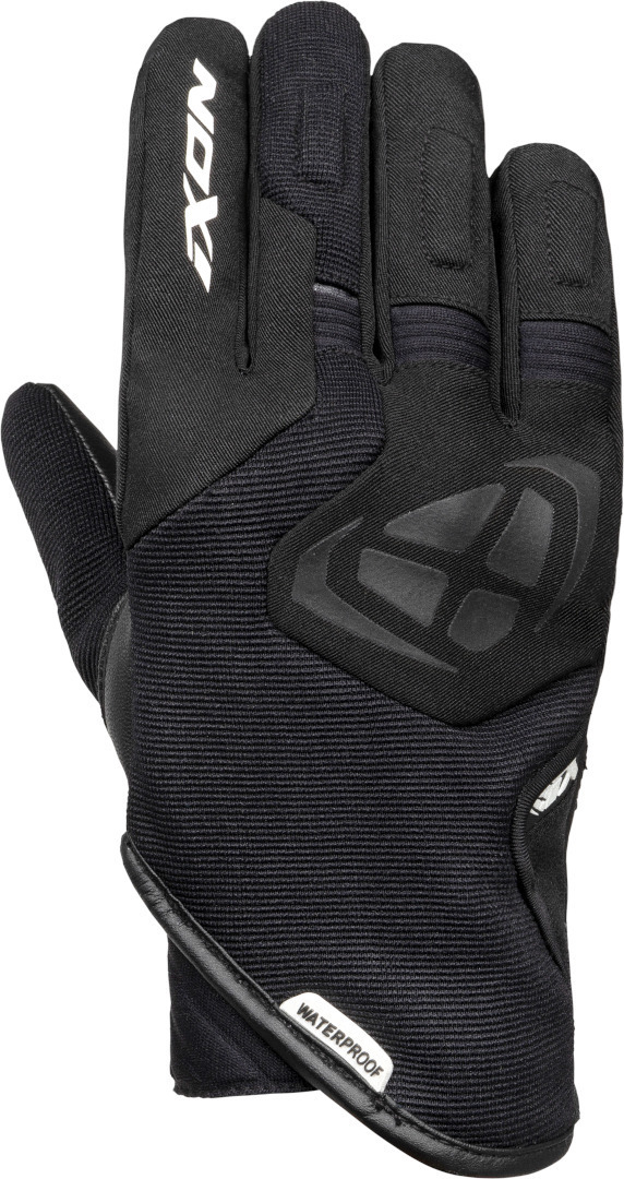 Ixon MS Mig WP Motorcycle Gloves, black-white, Size S, black-white, Size S