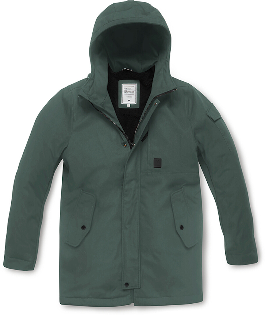 Vintage Industries Gus Parka, grey, Size S, grey, Size S