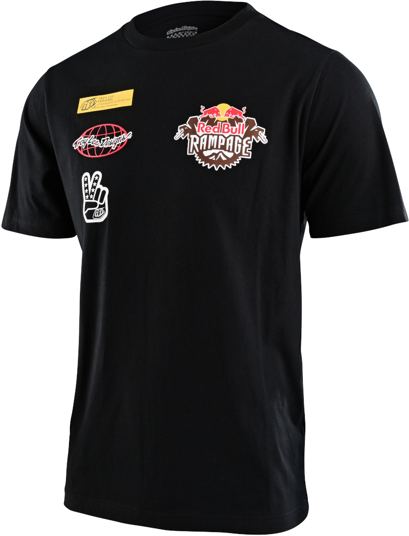 Troy Lee Designs Red Bull Rampage Lockup T-Shirt, black, Size S, black, Size S