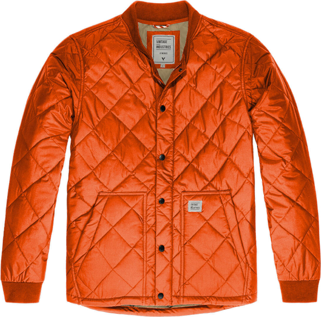 Vintage Industries Brody Jasje, oranje, afmeting S