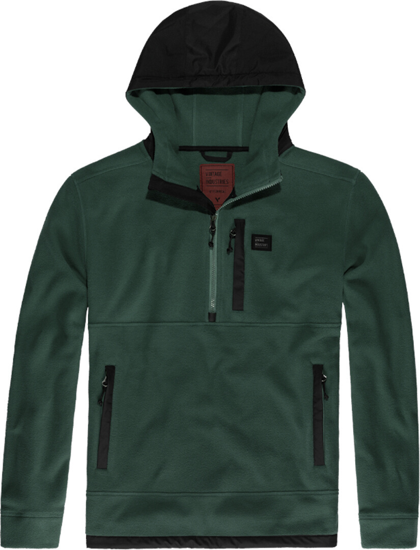 Vintage Industries Vinson Hollow Fibre Fleece Hoodie, green, Size S, green, Size S
