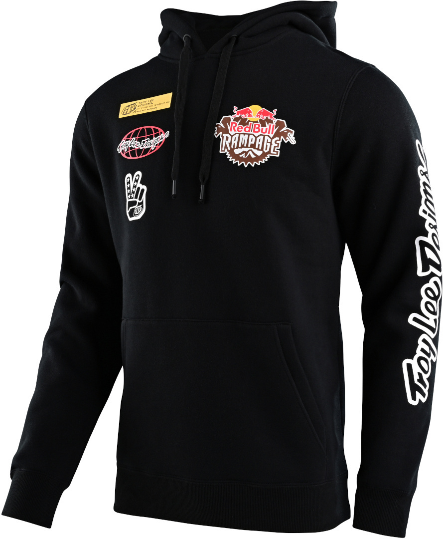 Troy Lee Designs Red Bull Rampage Lockup Hoodie, black, Size S, black, Size S
