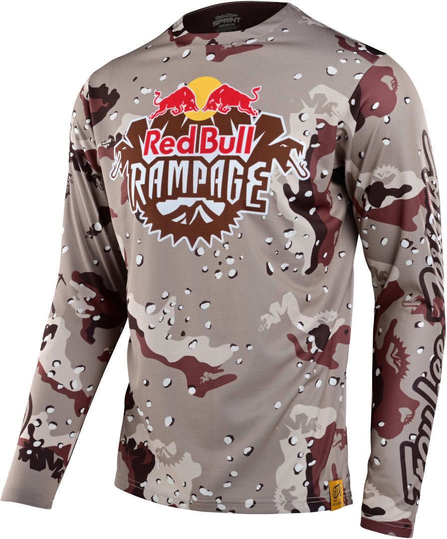 Image of Troy Lee Designs Red Bull Rampage Sprint Logo Maglia da bicicletta, multicolore, dimensione S