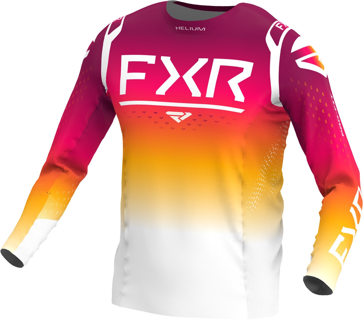 FXR Helium 2023 Motocross Jersey, white-pink, Size XS, white-pink, Size XS