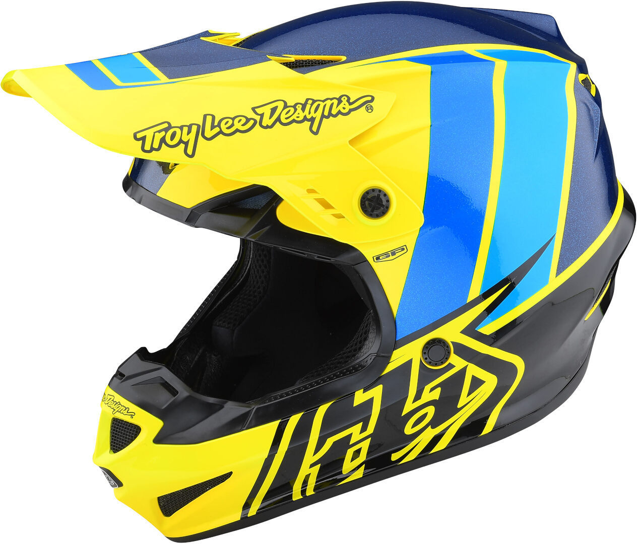Troy Lee Designs GP Nova Youth Motocross Helmet, yellow, Size M, yellow, Size M