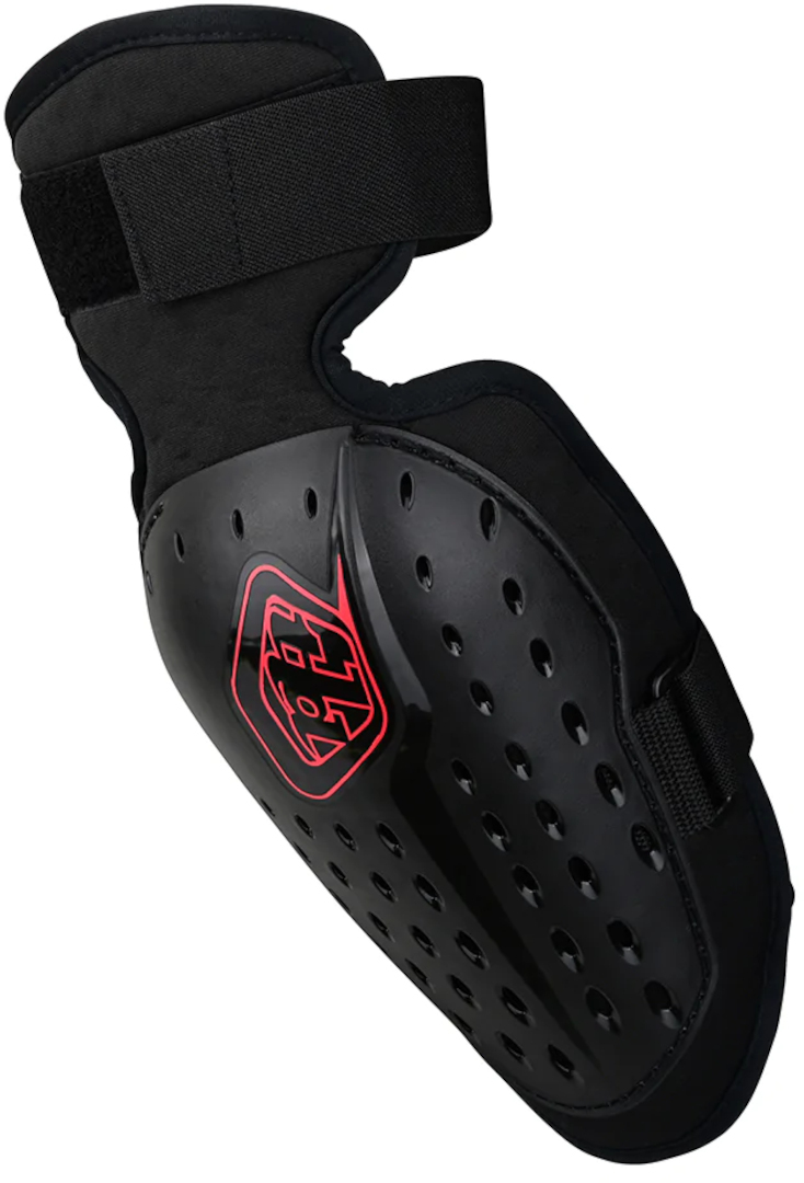 Side view of Troy Lee Designs Rogue Elbow Protectors, black, Size S M for Men