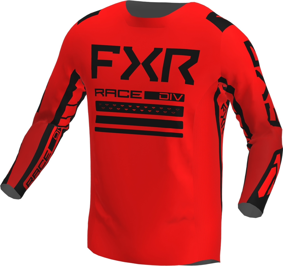 FXR Contender Off-Road Motocross tröja, svart-röd, storlek L