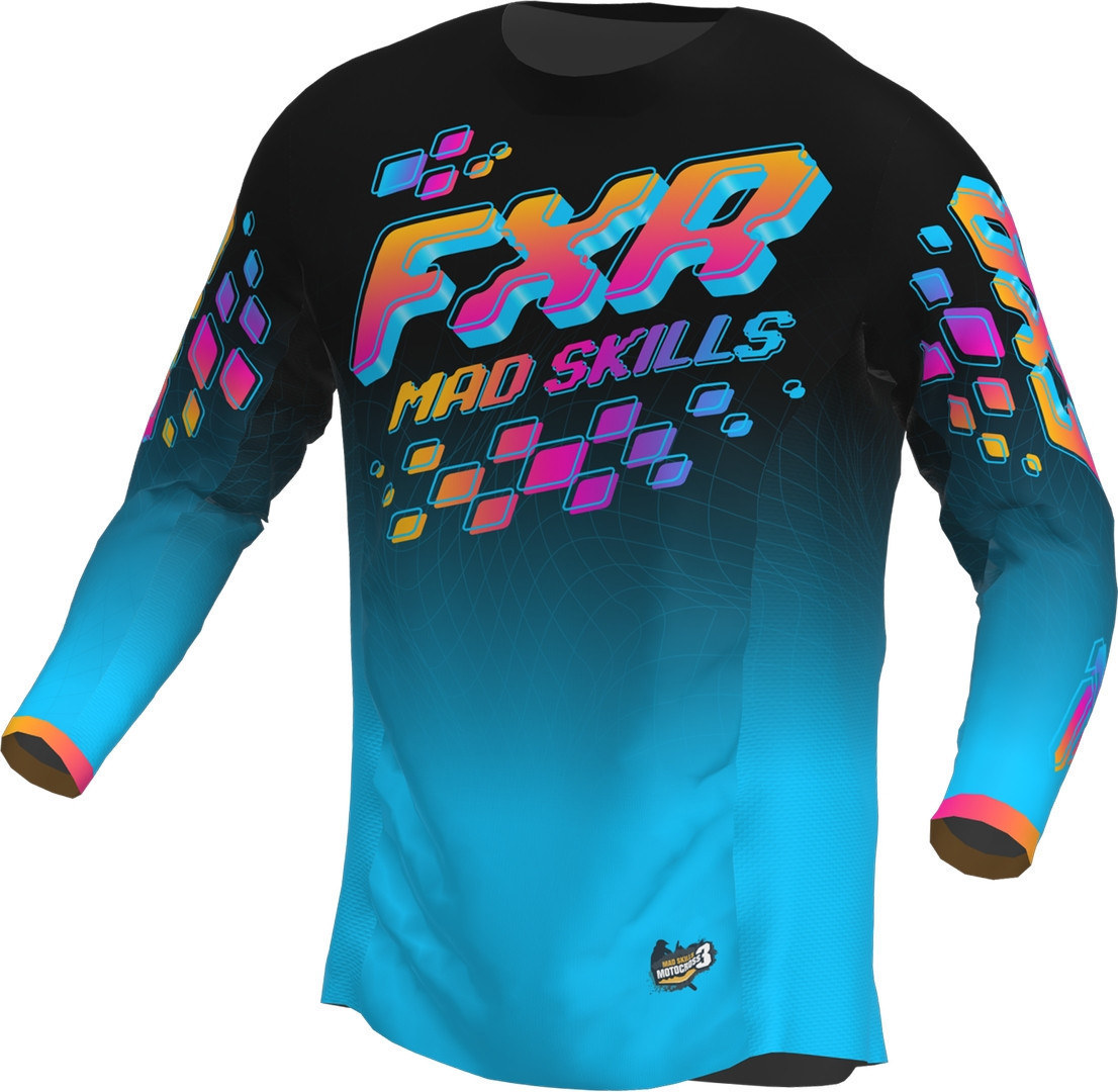 FXR Podium 2023 Motocross Jersey, turquoise, Size XS, turquoise, Size XS