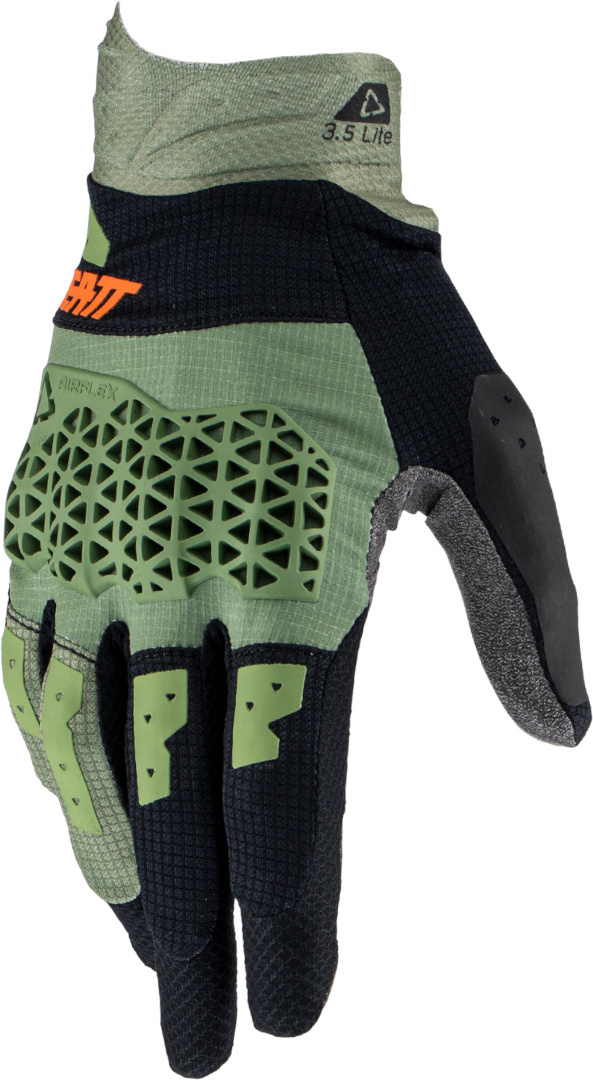Leatt 3.5 Lite 2023 Motocross Gloves, black-green, Size M, black-green, Size M