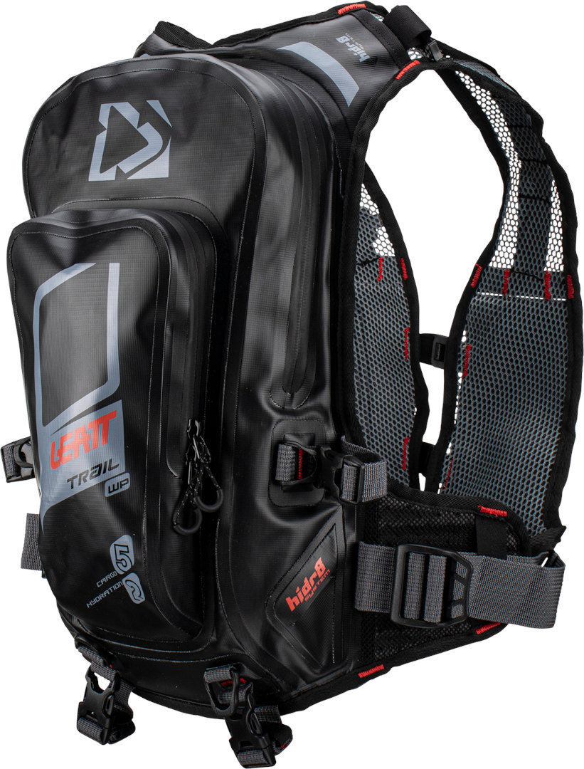 Leatt 2.0 HydraDri Waterproof Hydration Backpack, black, black, Size One Size
