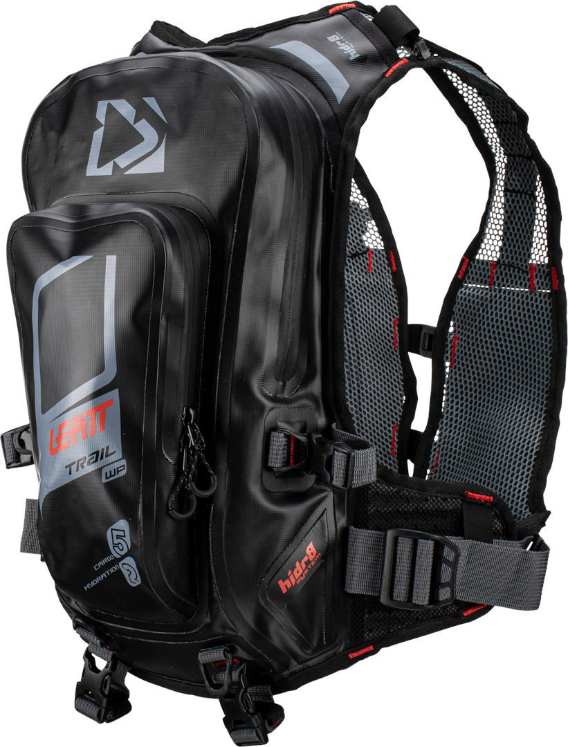 Leatt 2.0 HydraDri Wasserdichter Trinkrucksack, schwarz, schwarz