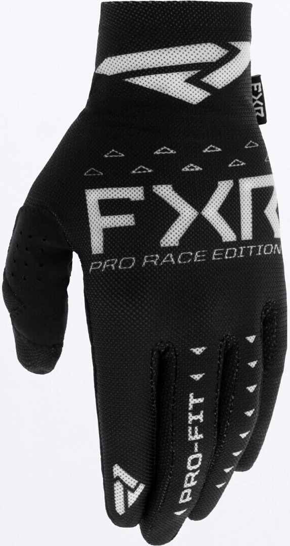 FXR Pro-Fit Air 2023 Motocross Gloves, black-white, Size S, black-white, Size S