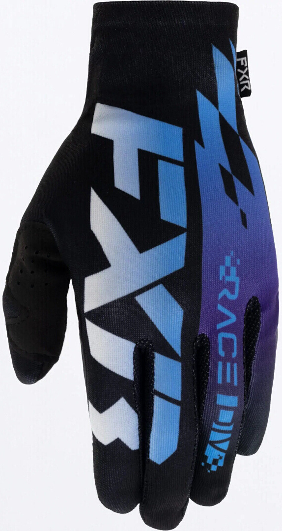 FXR Pro-Fit Lite Motocross Gloves, black-purple, Size S, black-purple, Size S