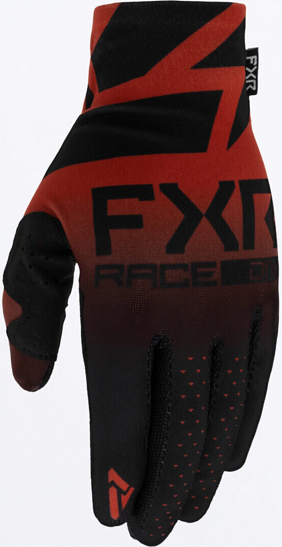 Image of FXR Pro-Fit Lite Guanti da motocross, nero-rosso, dimensione 2XL