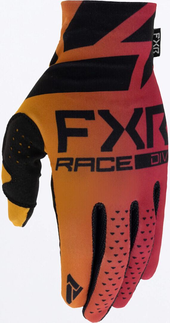 FXR Pro-Fit Lite Motorcross handschoenen, zwart-oranje, afmeting S