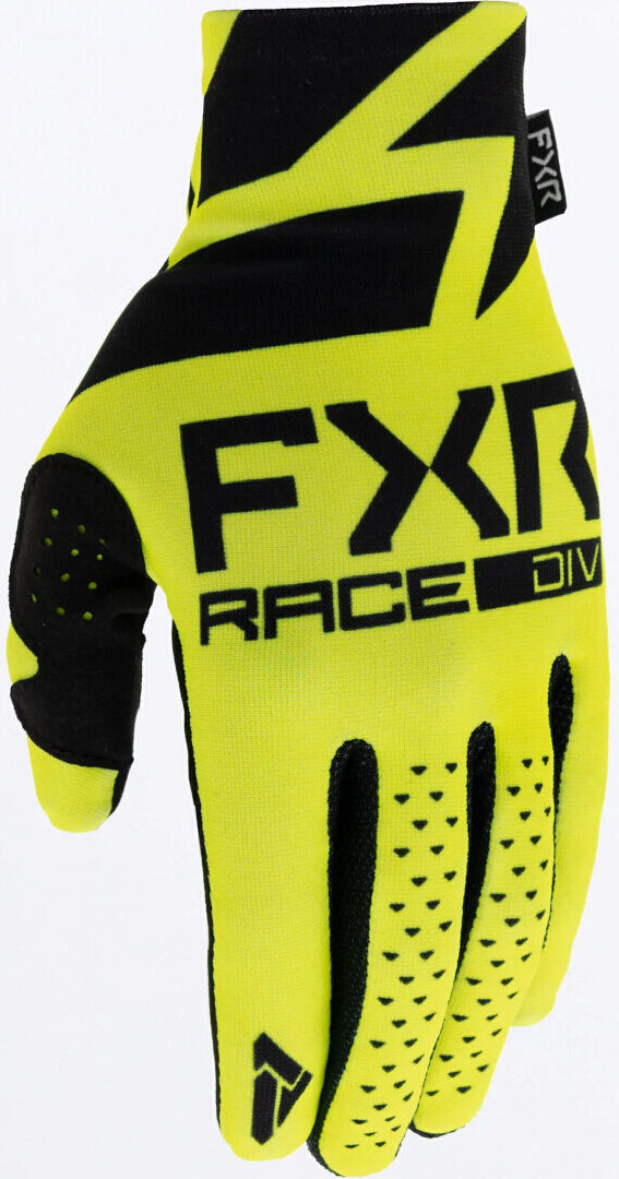 FXR Pro-Fit Lite Motocross Gloves, black-yellow, Size S, black-yellow, Size S