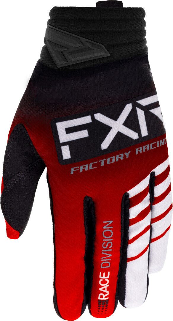 FXR Prime 2023 Motocross Gloves, black-red, Size S, black-red, Size S