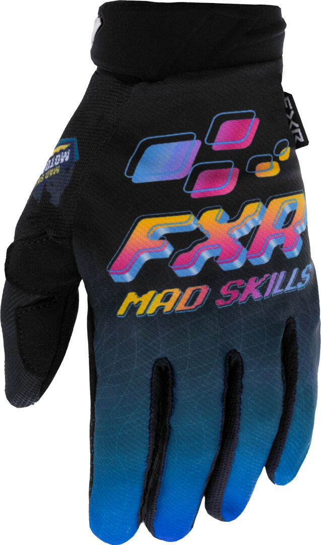 FXR Reflex 2023 Youth Motocross Gloves, black-pink, Size S, black-pink, Size S