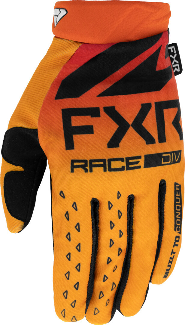 FXR Reflex 2023 Youth Motocross Gloves, black-orange, Size S, black-orange, Size S