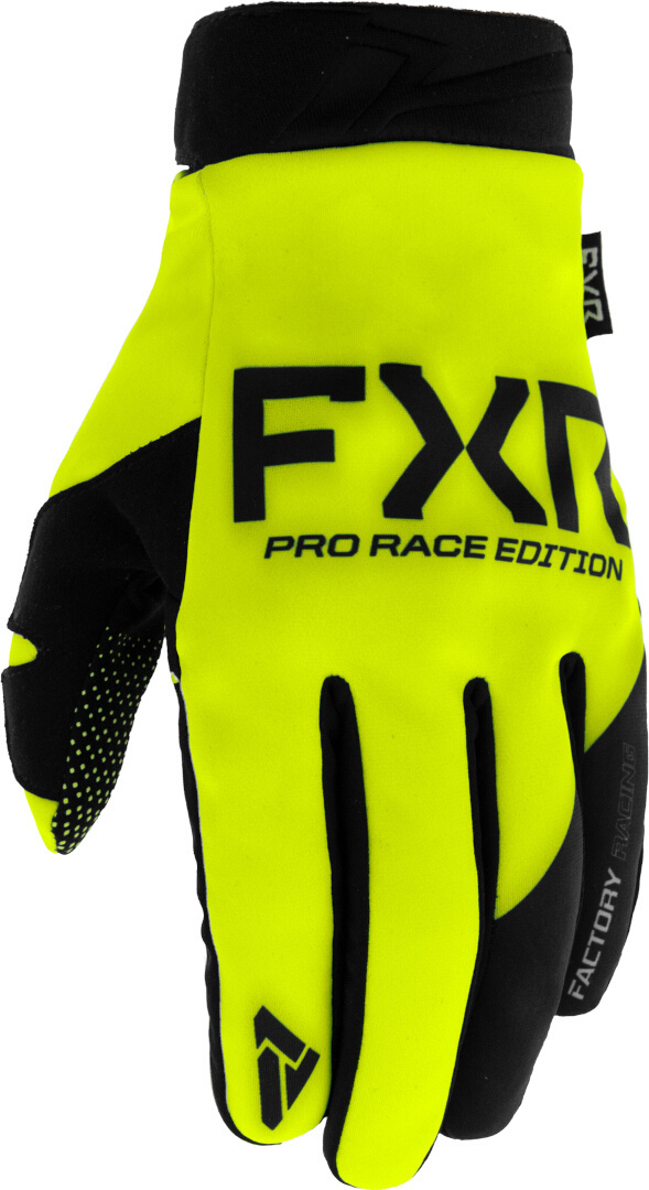 FXR Cold Cross Lite Motocross Gloves, black-yellow, Size S, black-yellow, Size S