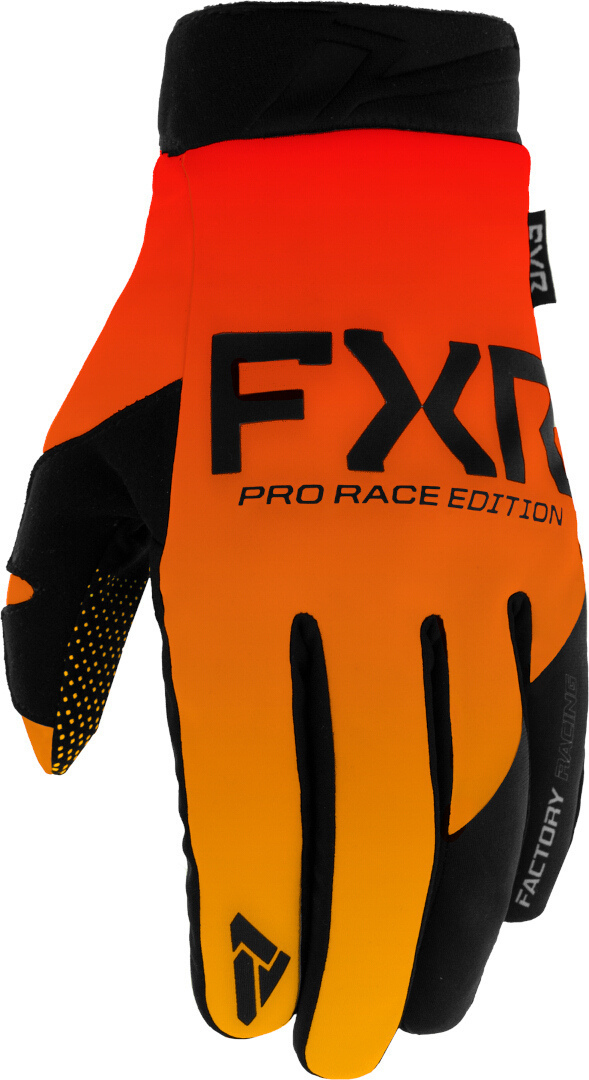 FXR Cold Cross Lite Motocross Gloves, black-orange, Size XS, black-orange, Size XS