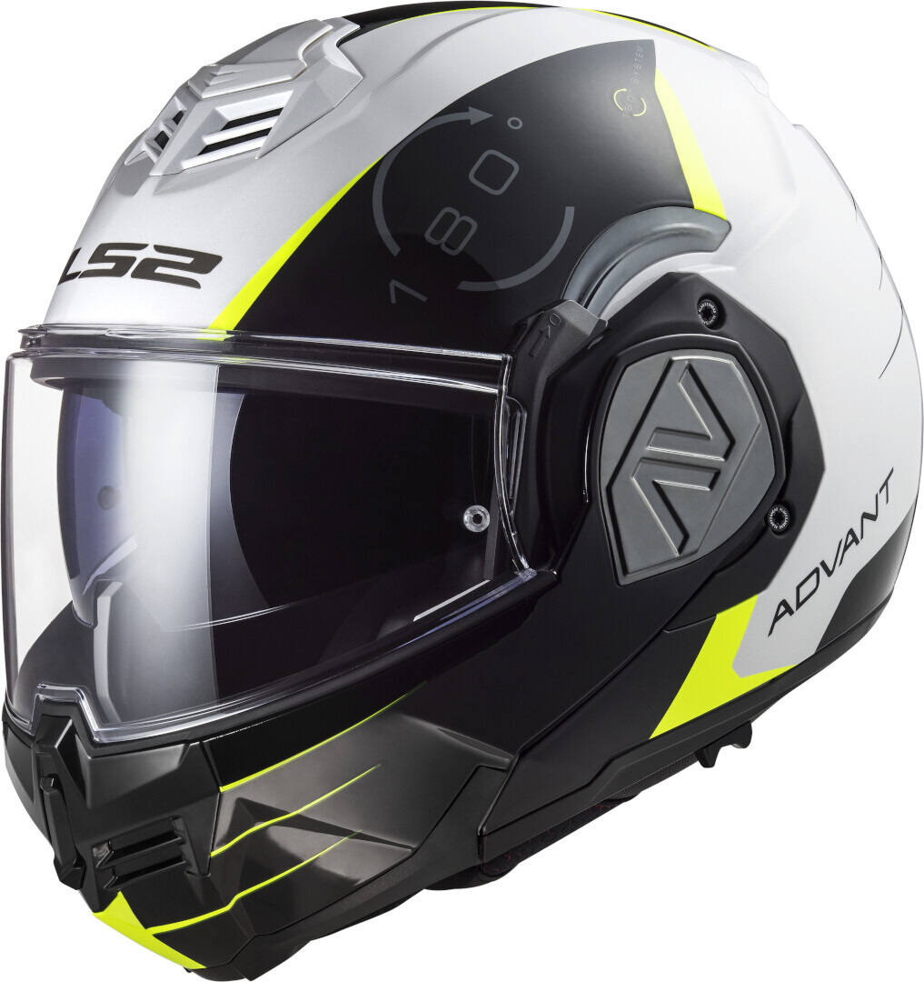 Image of LS2 FF906 Advant Codex Casco, nero-bianco, dimensione XS