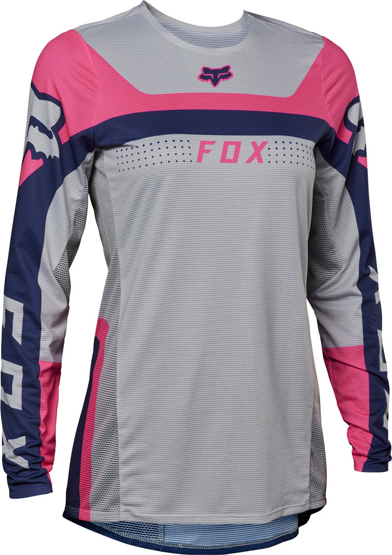 FOX Flexair Efekt Motocross trøje til damer, sort-pink, størrelse M til Kvinder