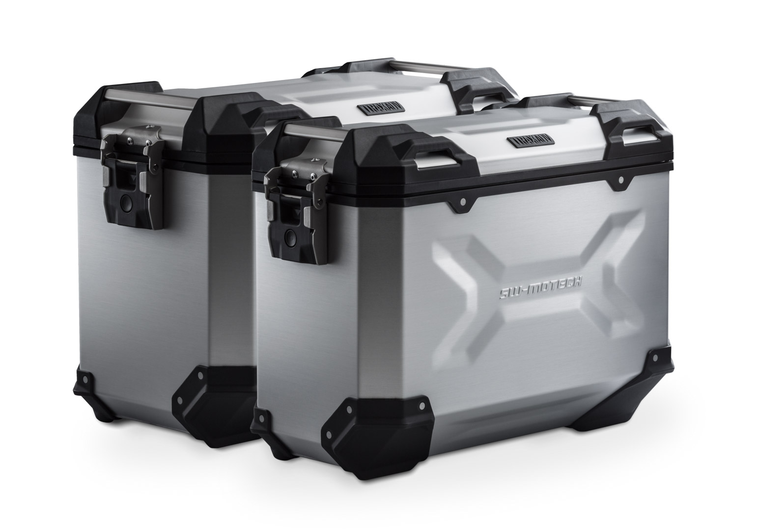 Kit Valises SW-Motech Trax ADV Aluminium Argent 45/37 Litres KFT.01.808.70000/S