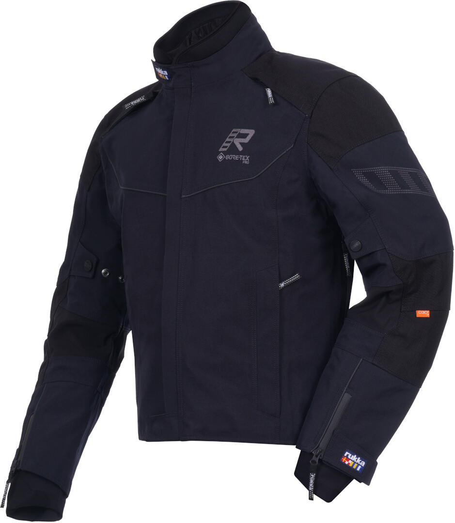 Rukka Armagate Motorcykel textiljacka, svart, storlek 58