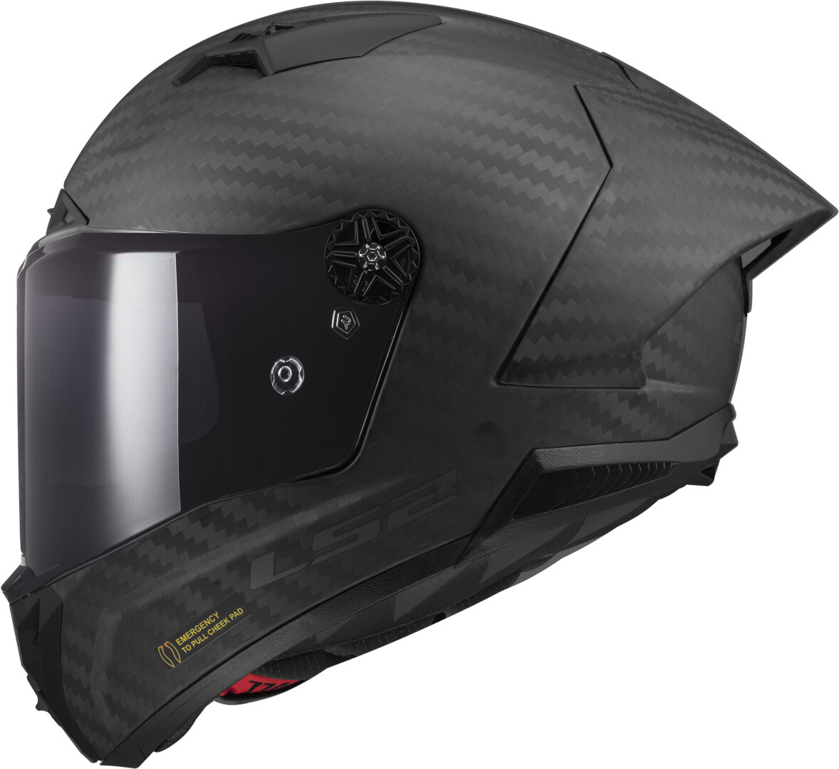 LS2 FF805 Thunder GP Pro Fim Helm, zwart, afmeting XL