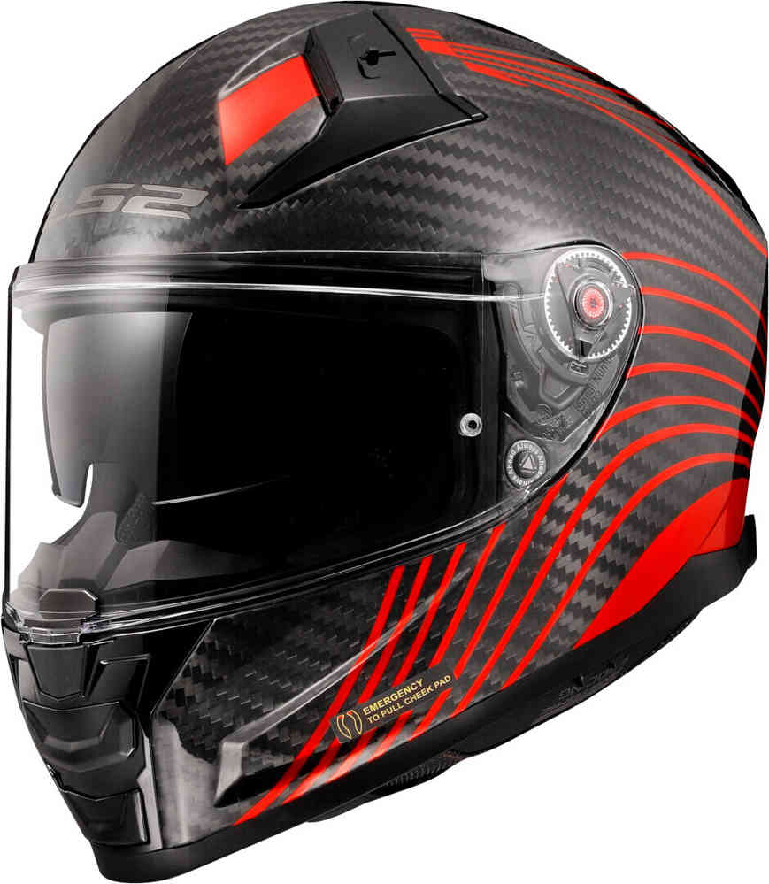 LS2 FF811 Vector II Carbon Flux Шлем