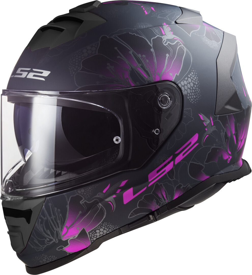 Image of LS2 FF800 Storm Burst Casco, nero-rosa, dimensione 2XL