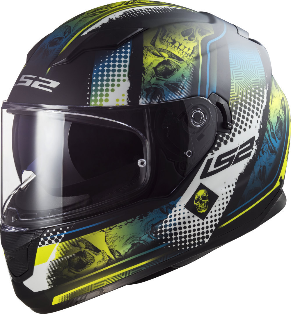 LS2 FF320 Stream Evo Mara Helmet, black-yellow, Size XS, black-yellow, Size XS