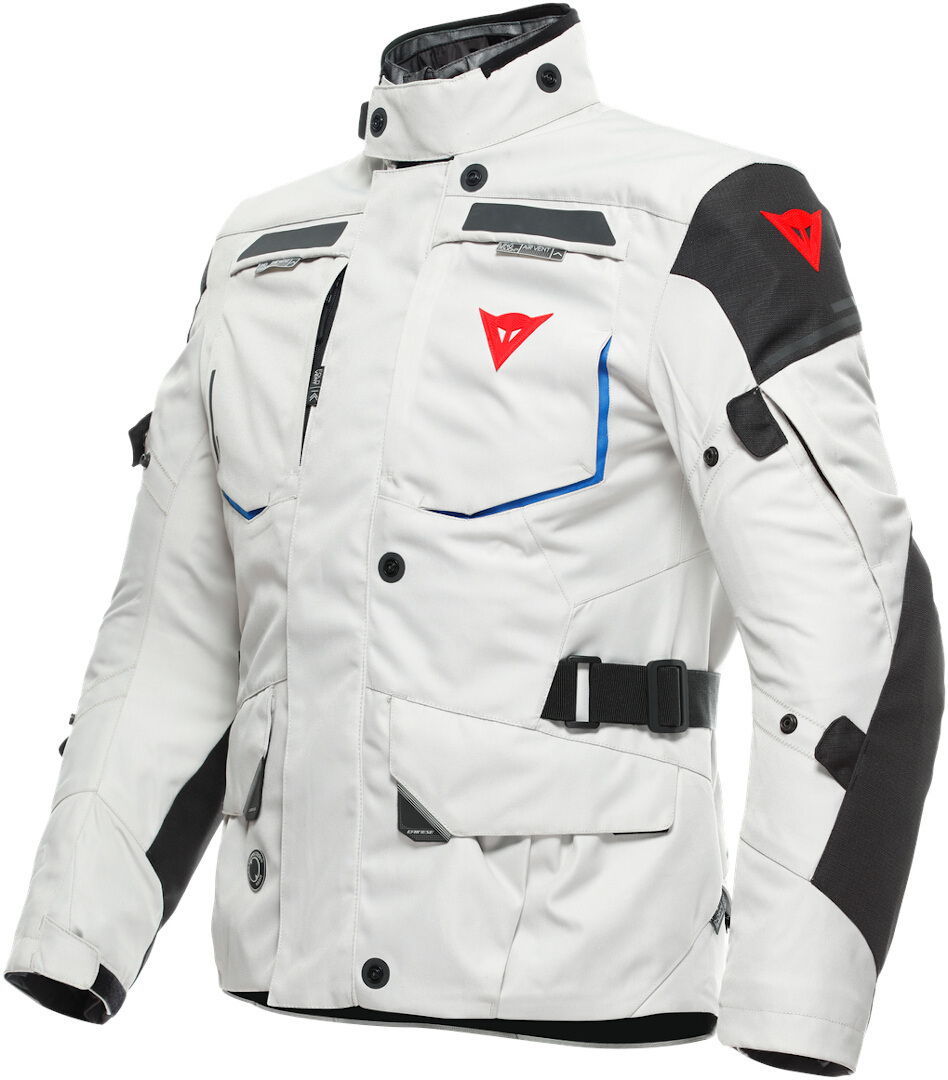 Dainese Splugen 3L D-Dry Мотоцикл Текстильная куртка Белый/Черный/Синий 48 