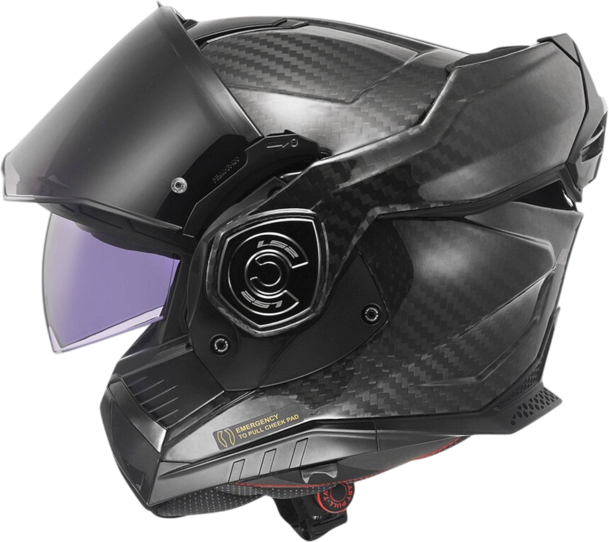 Side view of LS2 FF901 Advant X Carbon Helmet, Size 3XL for Men