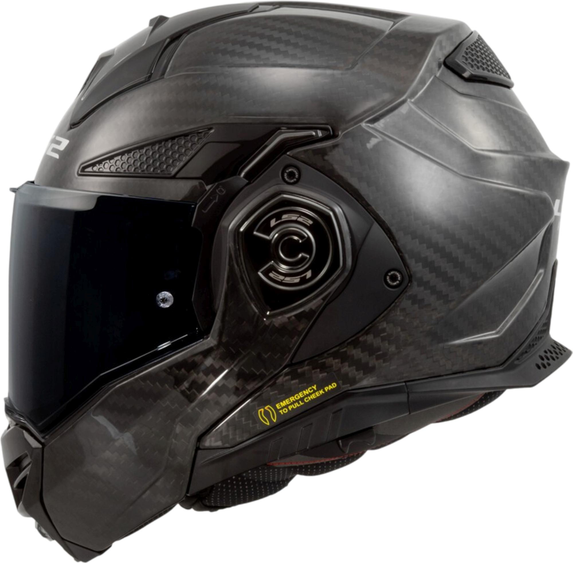 Side view of LS2 FF901 Advant X Carbon Helmet, Size 3XL for Men