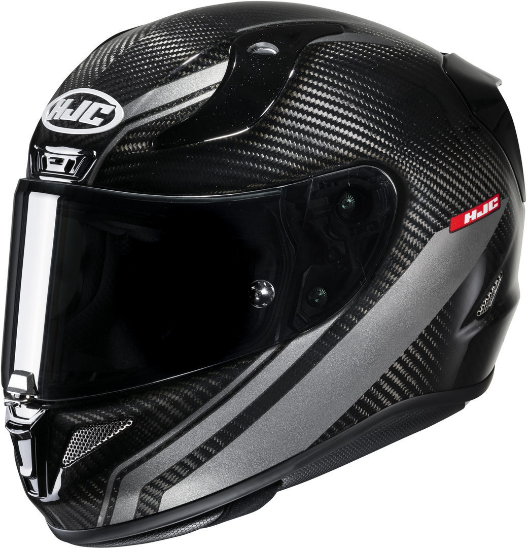 HJC RPHA 11 Litt Carbon Helm, zwart-zilver, afmeting S