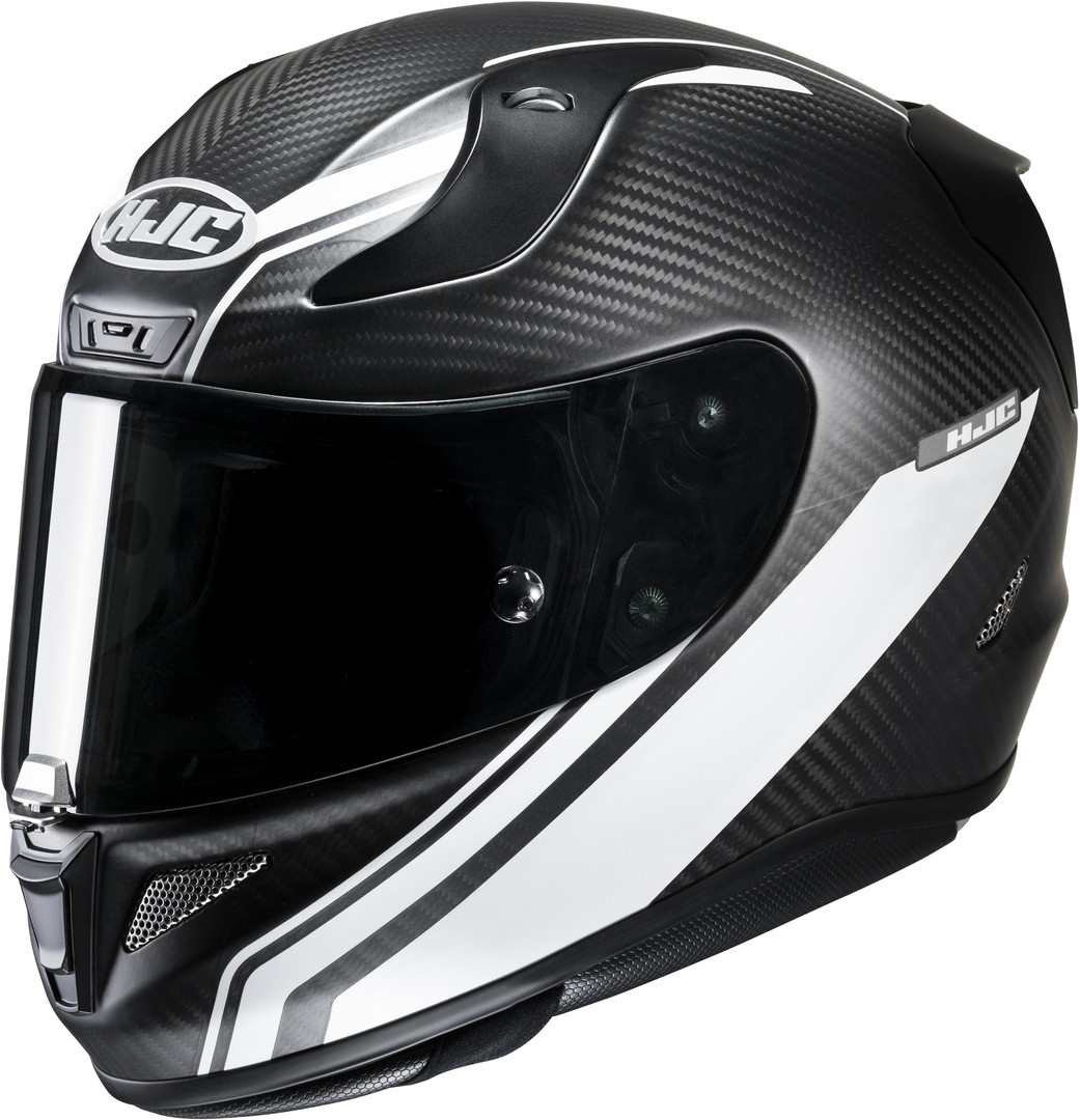 HJC RPHA 11 Litt Carbon Helm, zwart-wit, afmeting S