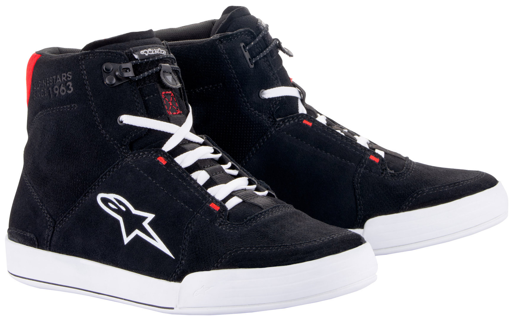 Alpinestars Chrome Мотоциклетные ботинки Черный/Красный/Белый 12.5 
