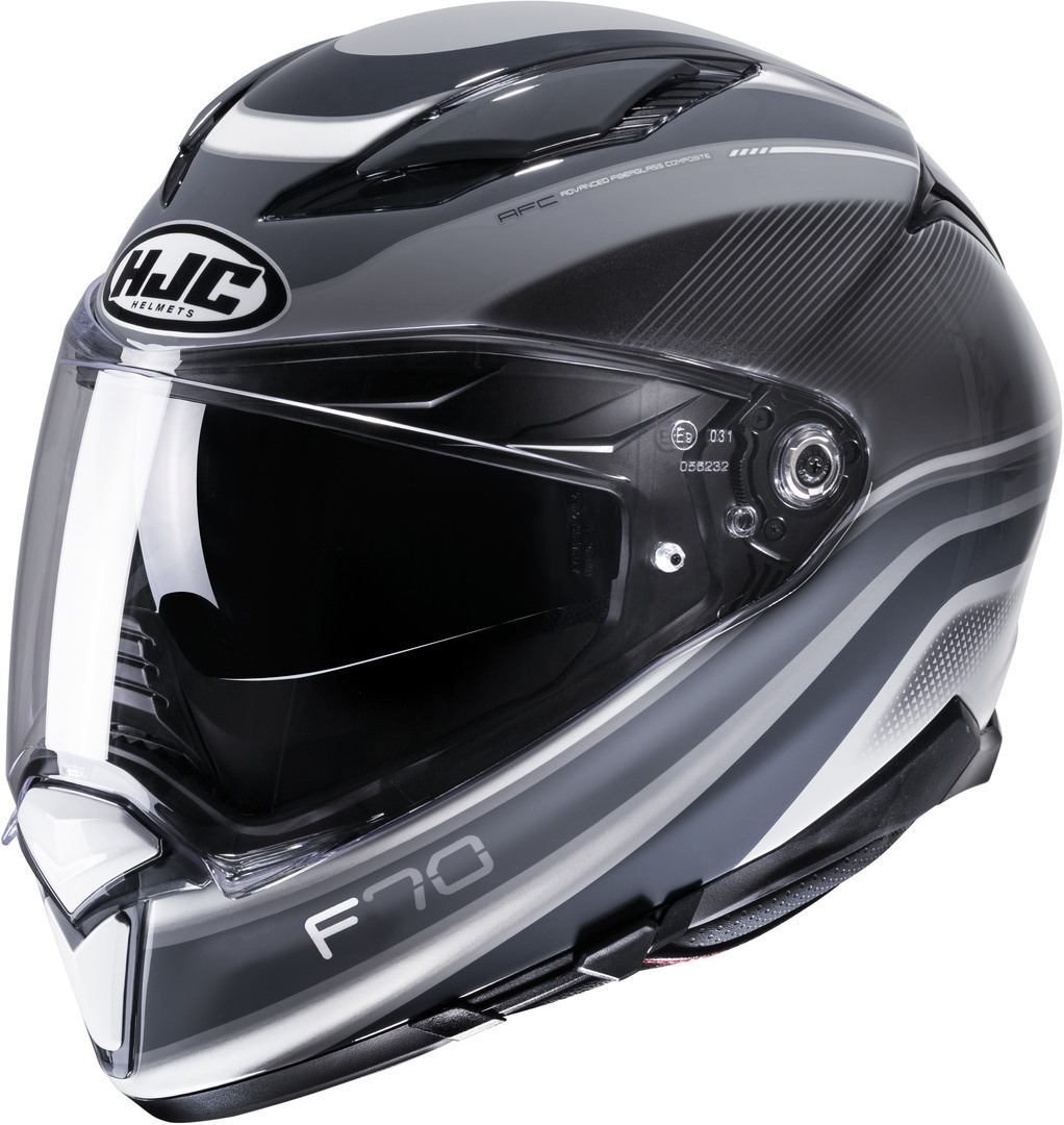 HJC F70 Diwen Helmet, black-grey, Size S, black-grey, Size S