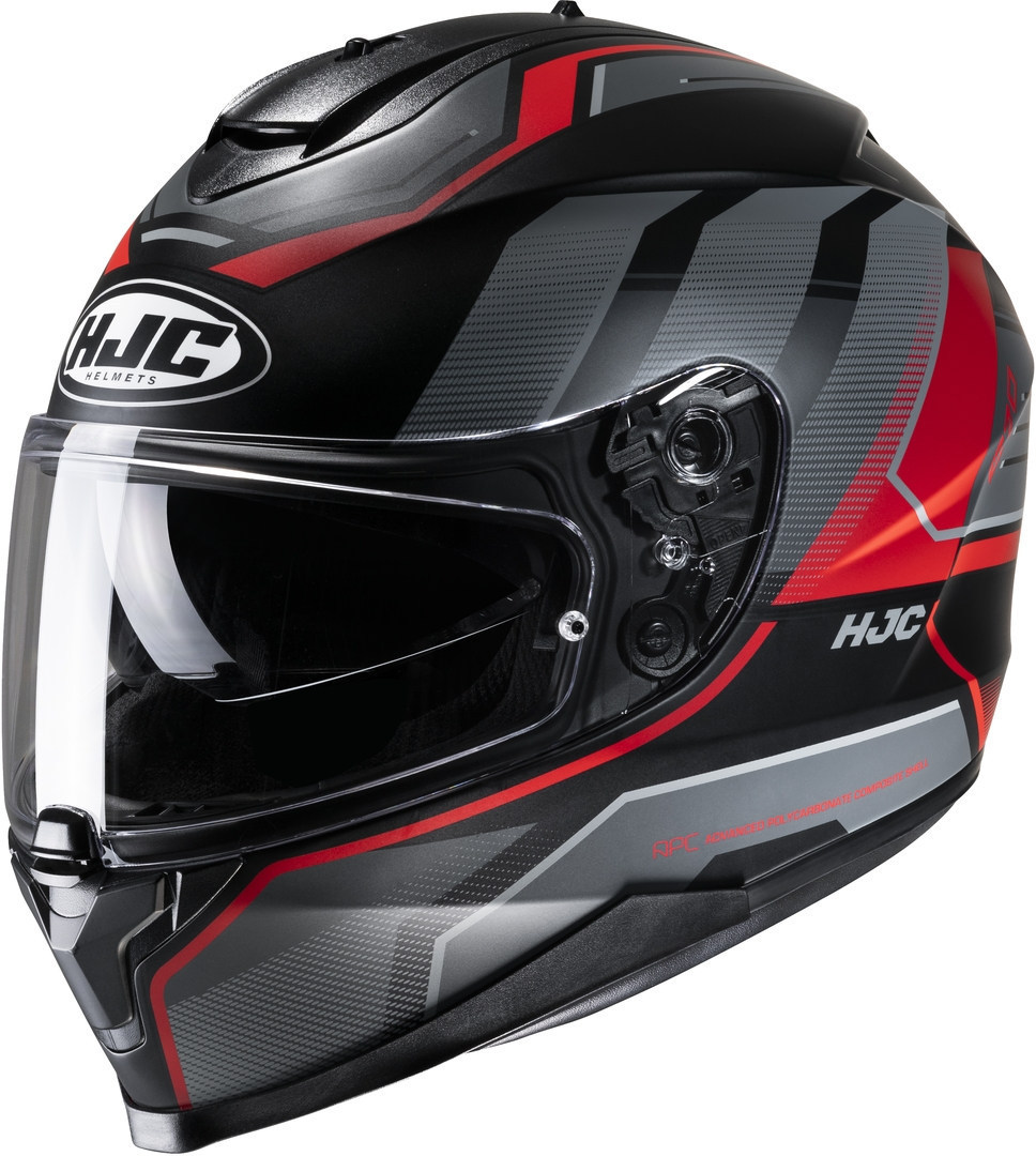 HJC C70 Nian Helmet, black-red, Size XS, black-red, Size XS