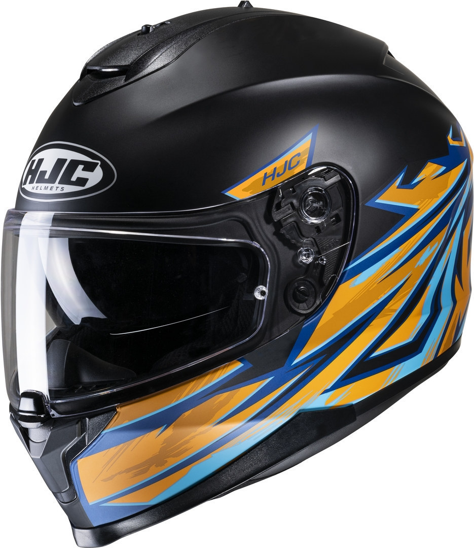 HJC C70 Pentas Helm, zwart-oranje, afmeting S