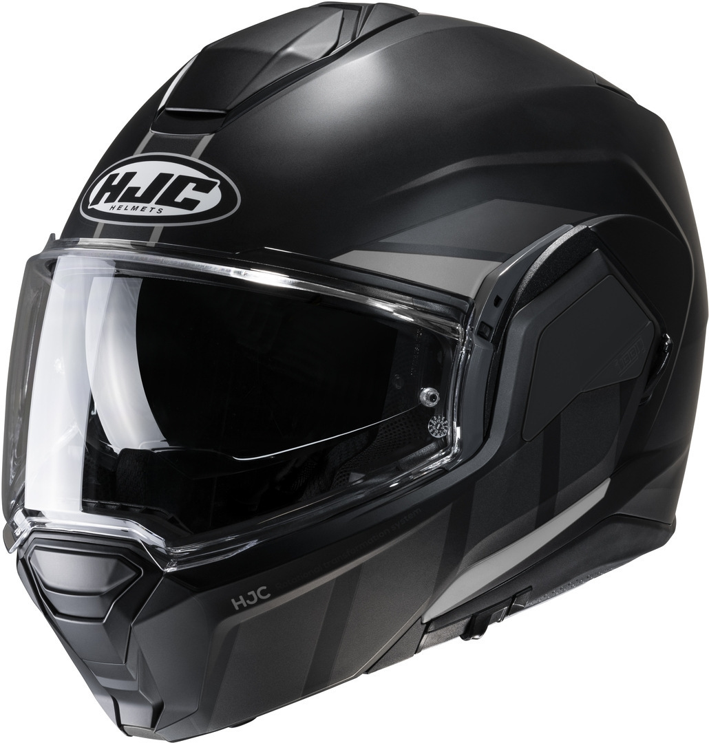 HJC i100 Beis Helmet, black-grey, Size XS 54 55, black-grey, Size XS 54 55