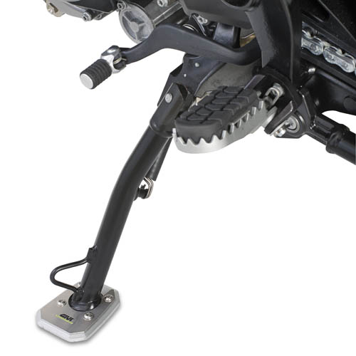 Support latéral GIVI Foot Extension en aluminium et acier inoxydable pour Triumph Scrambler 1200 (19-20)