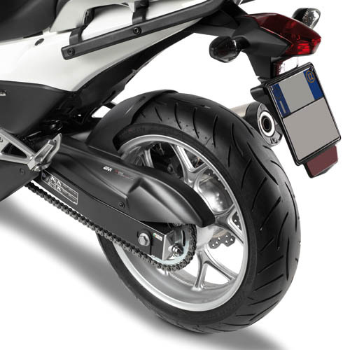 Tampa da roda traseira GIVI feita de ABS, preto para Suzuki DL 650 V-Strom (04-11, 17-21)