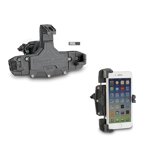 GIVI Universal Navi-houder voor smartphone voor stuur met buisdiameter van 8 tot 35 mm