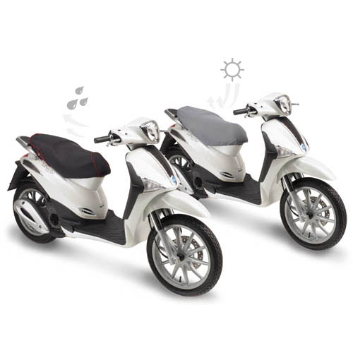 Housse de siège GIVI Cool-Dry pour différents modèles de Piaggio (voir description), noir
